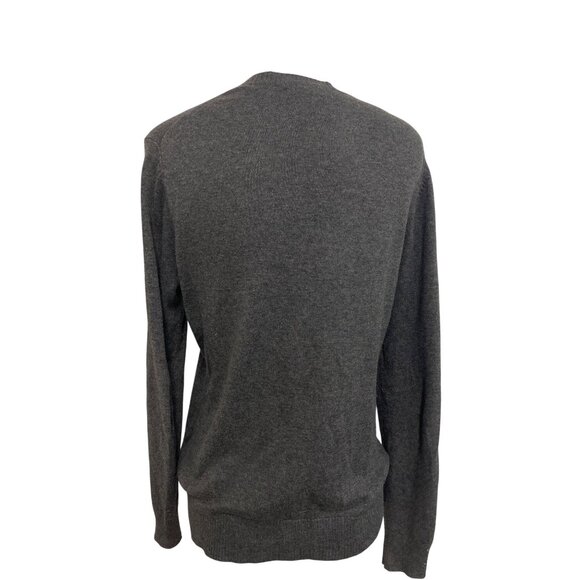 Gap Womens Gray Button-Up Cardigan Sweater L Cotton Blend Made In China - Picture 7 of 10